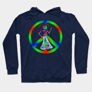 Alien Hippy Chick Hoodie